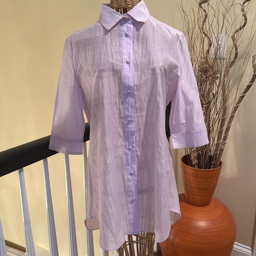 Hache lilac top  Made in Italy 🇮🇹 NWOT